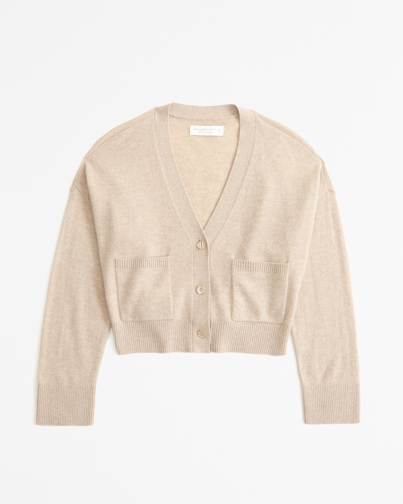 Cashmere Cardigan(light brown,XXS)