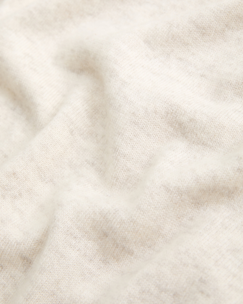 Cashmere Crew Sweater(cream,XXS)