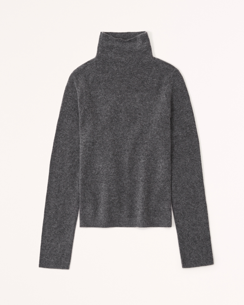 Merino Wool-Blend Turtleneck Sweater