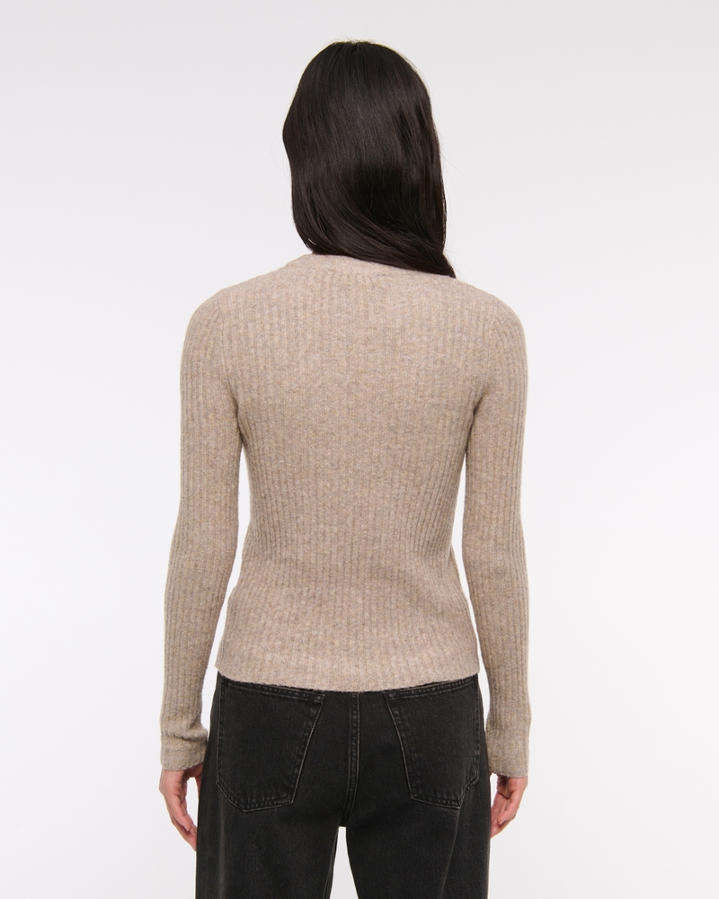 Slim Crew Sweater(brown,XXS)