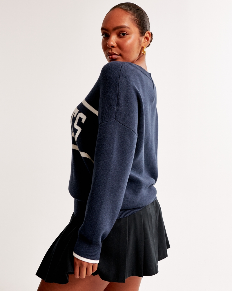 Go Sports LuxeLoft V-Neck Sweater(dark indigo,XXS)