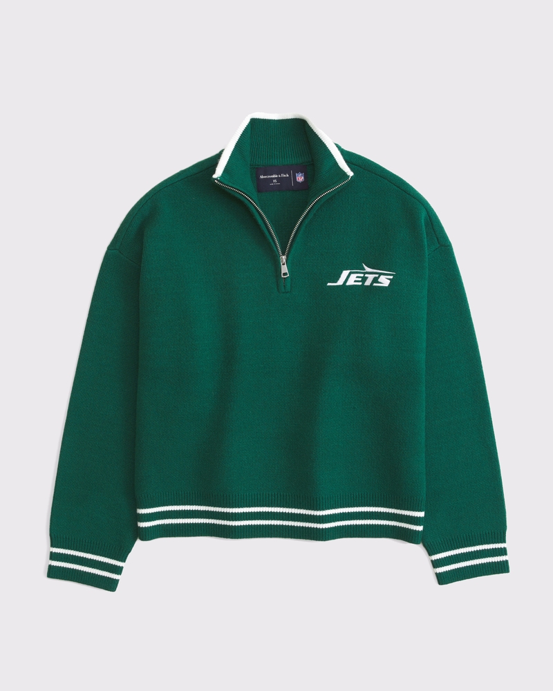 New York Jets LuxeLoft Half-Zip(green - jets,XXS)