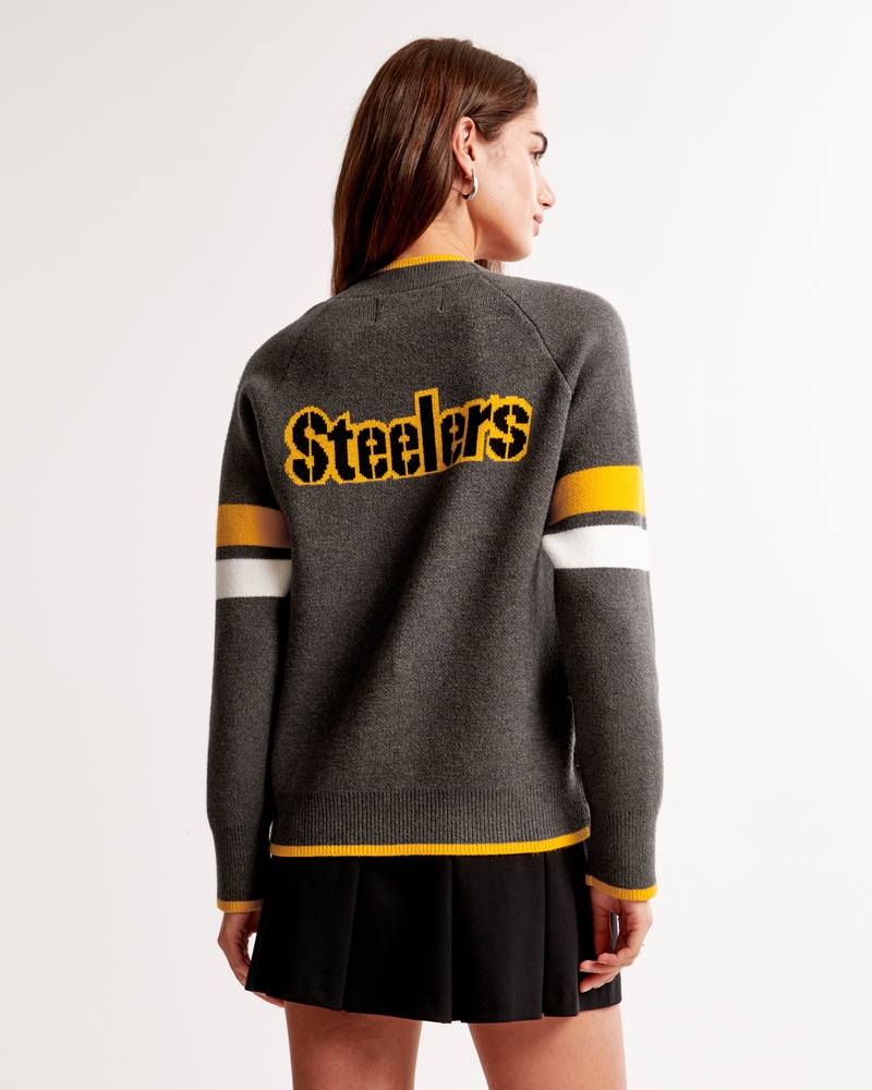 Pittsburgh Steelers LuxeLoft Cardigan(dark gray - steelers,XXS)