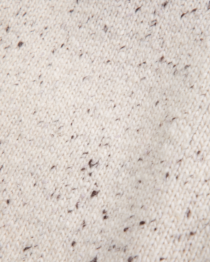 The A&F Madeline Eyelash Crew Sweater(cream,XXS)