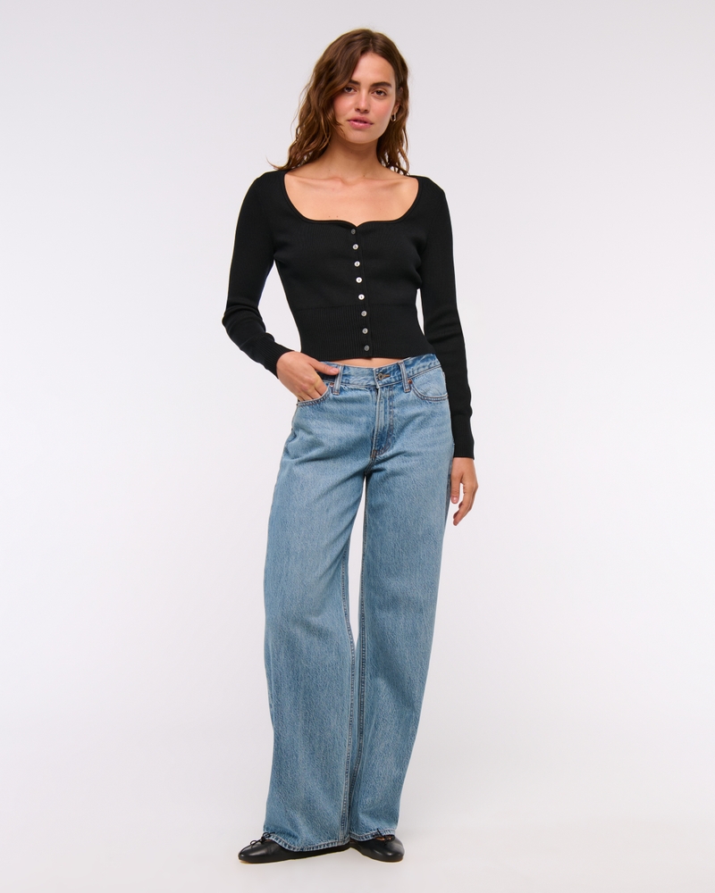 Sweetheart Cardigan(black,XXS)