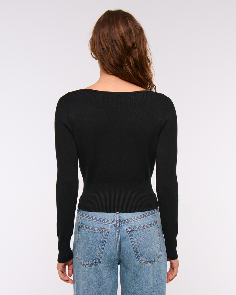 Sweetheart Cardigan(black,XXS)