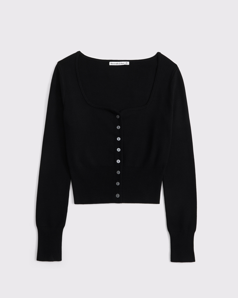 Sweetheart Cardigan(black,XXS)
