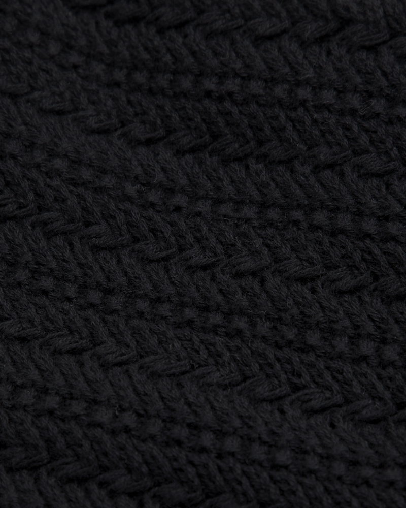 Crochet-Style Bra Top(black,XXS)