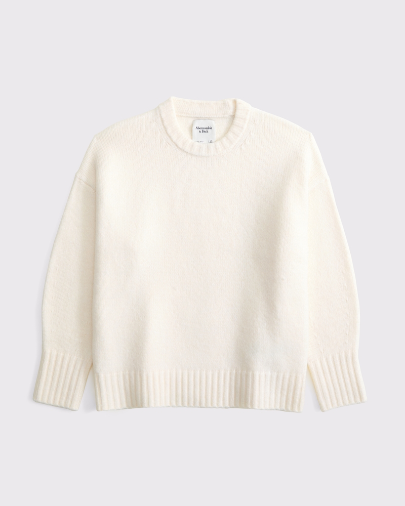 Dad Crew Sweater(cream,XXS)