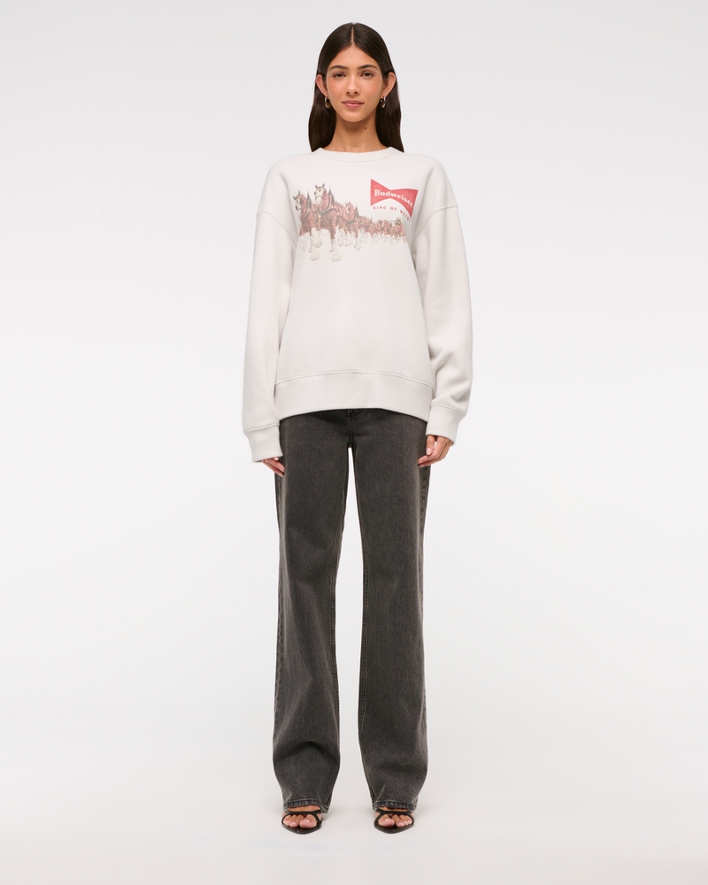 Budweiser Vintage Sunday Crew(feather gray,XXS)