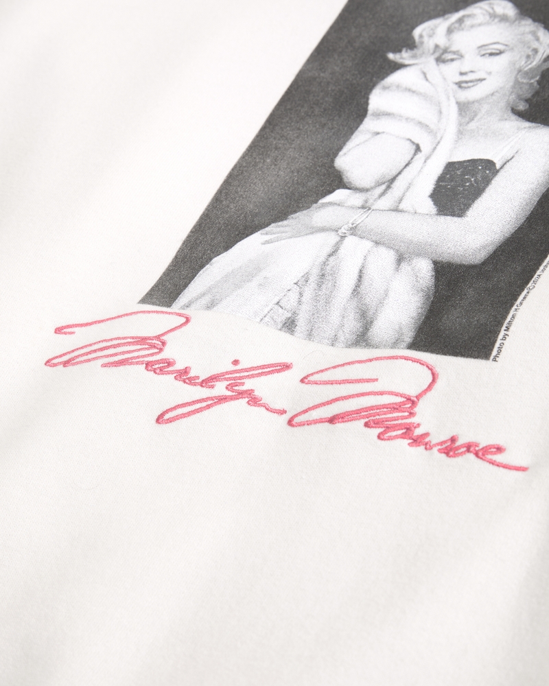 Marilyn Monroe Vintage Sunday Crew(feather gray,XXS)
