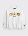 light heather gray - steelers