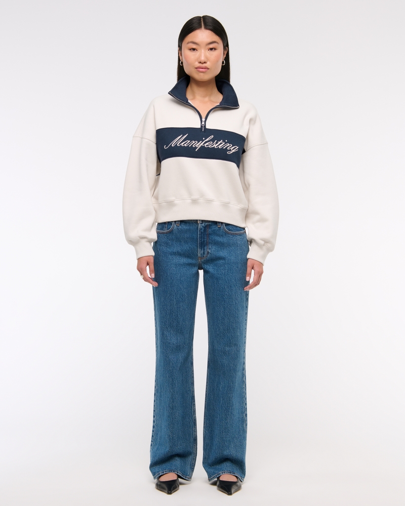 Essential Sunday Half-Zip(feather gray,XXS)