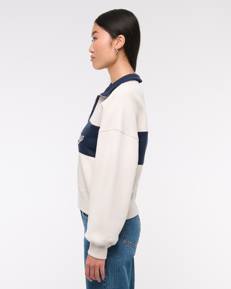 Essential Sunday Half-Zip(feather gray,XXS)