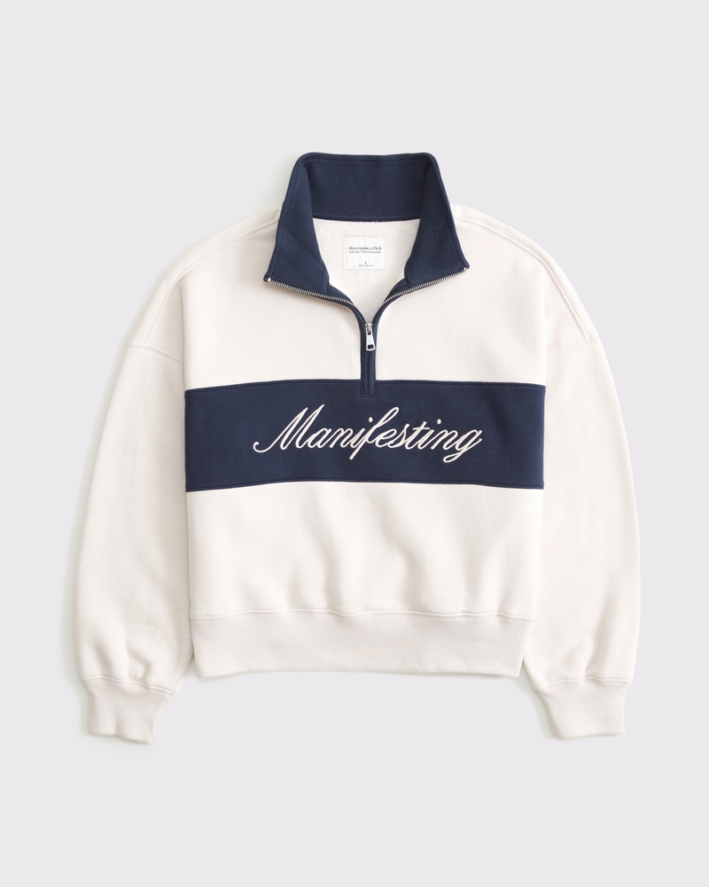 Essential Sunday Half-Zip(feather gray,XXS)