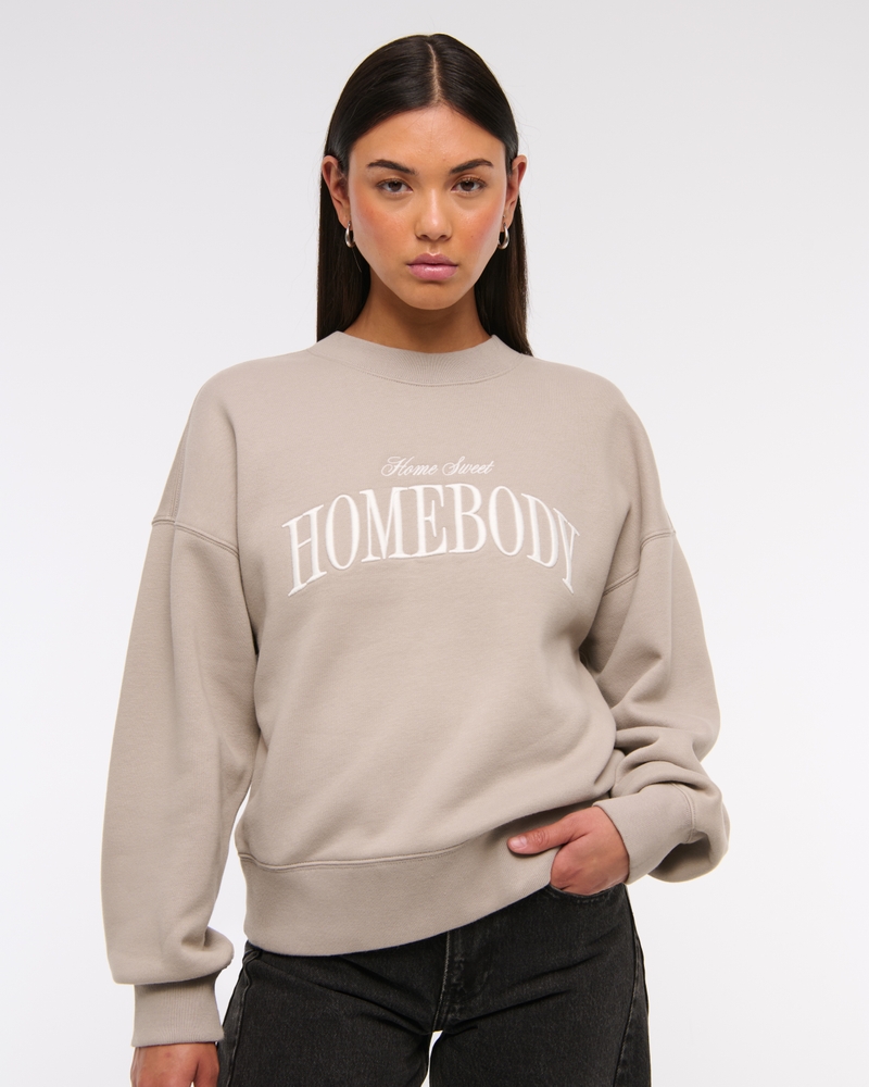 Homebody Classic Sunday Crew(sand,XXS)