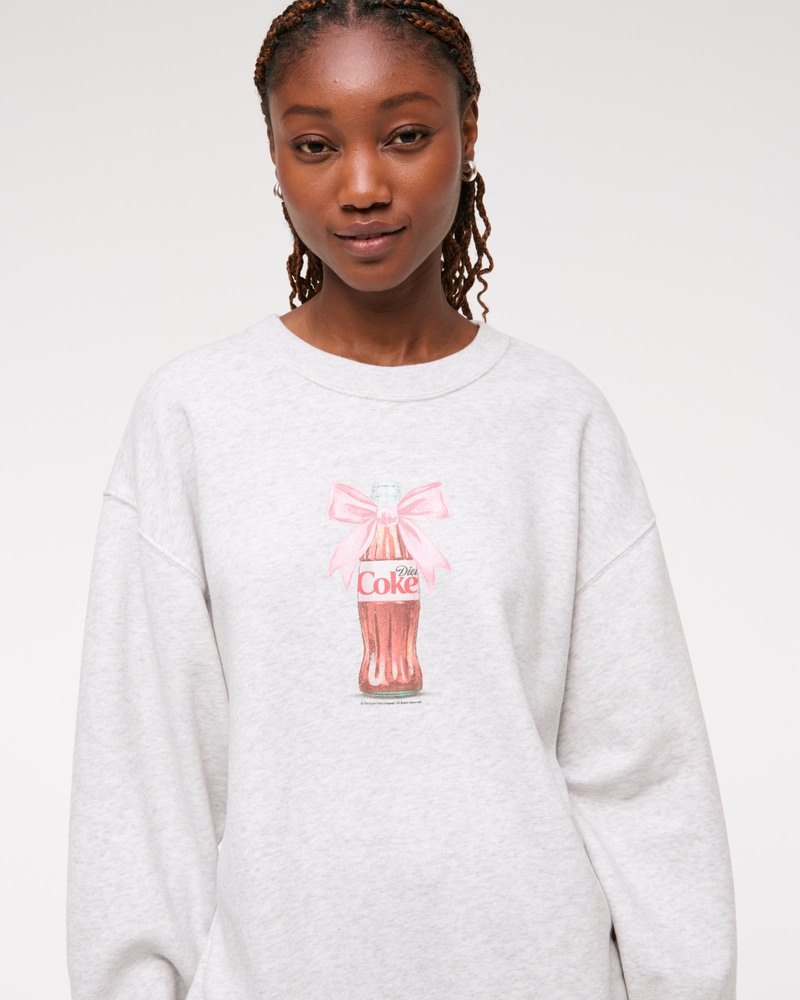 Diet Coke Graphic Crew(light gray,XXS)