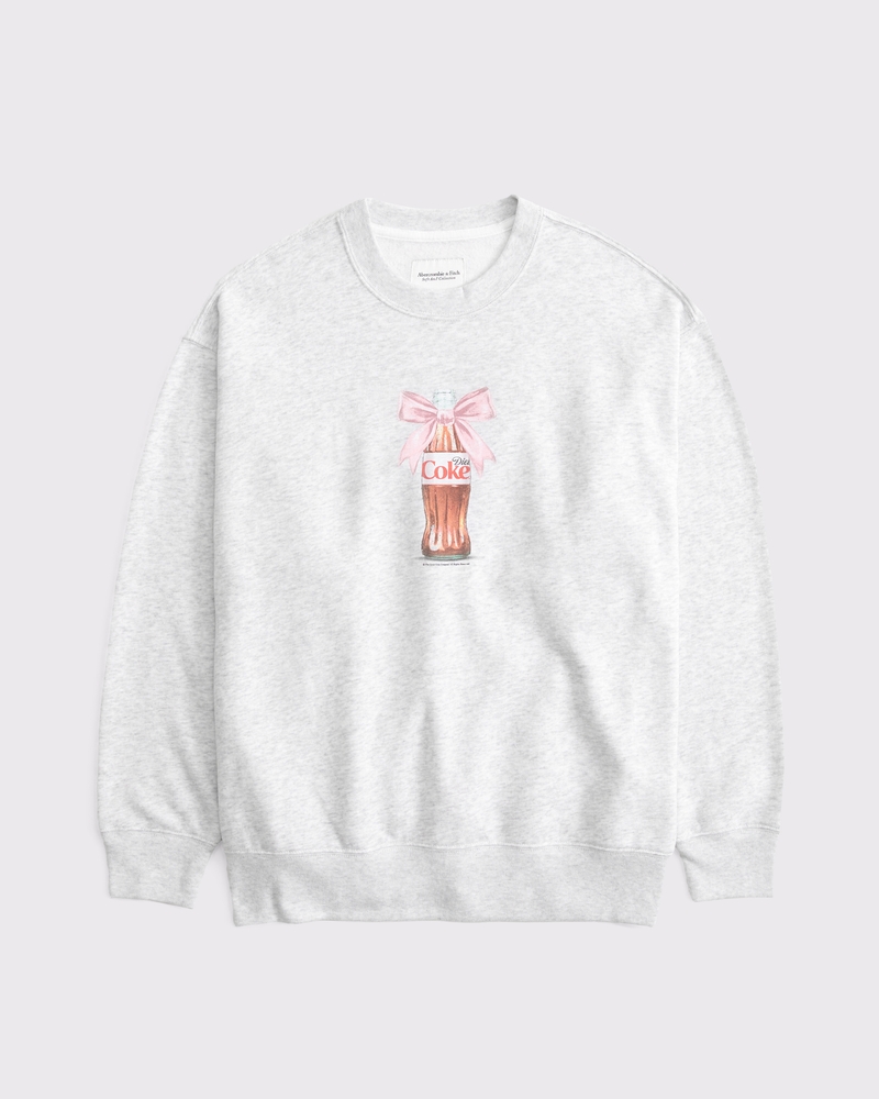 Diet Coke Graphic Crew(light gray,XXS)