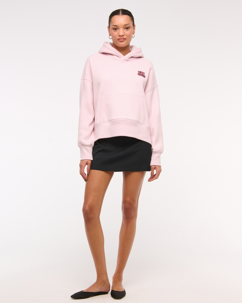 Fruit Graphic Hoodie(light pink,XXS)