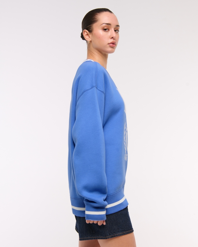 Miller Lite Oversized Sunday Crew(marine blue,XXS)