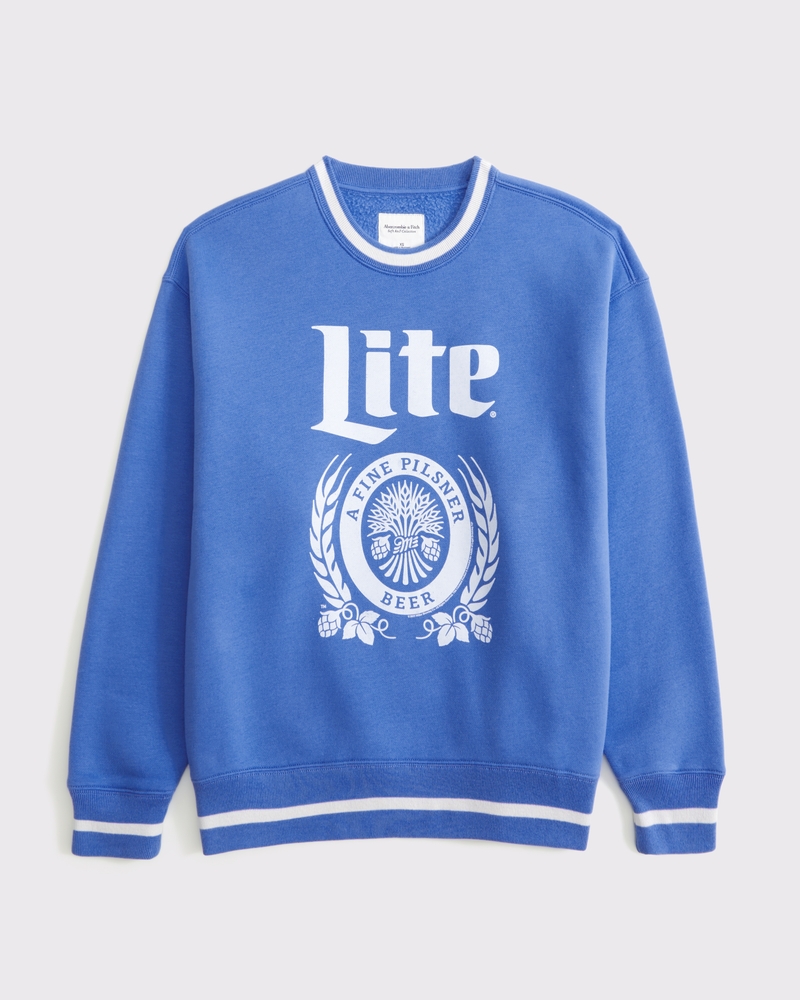 Miller Lite Oversized Sunday Crew(marine blue,XXS)
