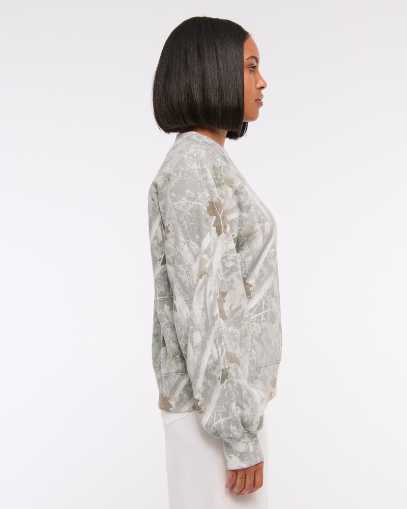 Essential Raglan Classic Sunday Crew(camo,XXS)
