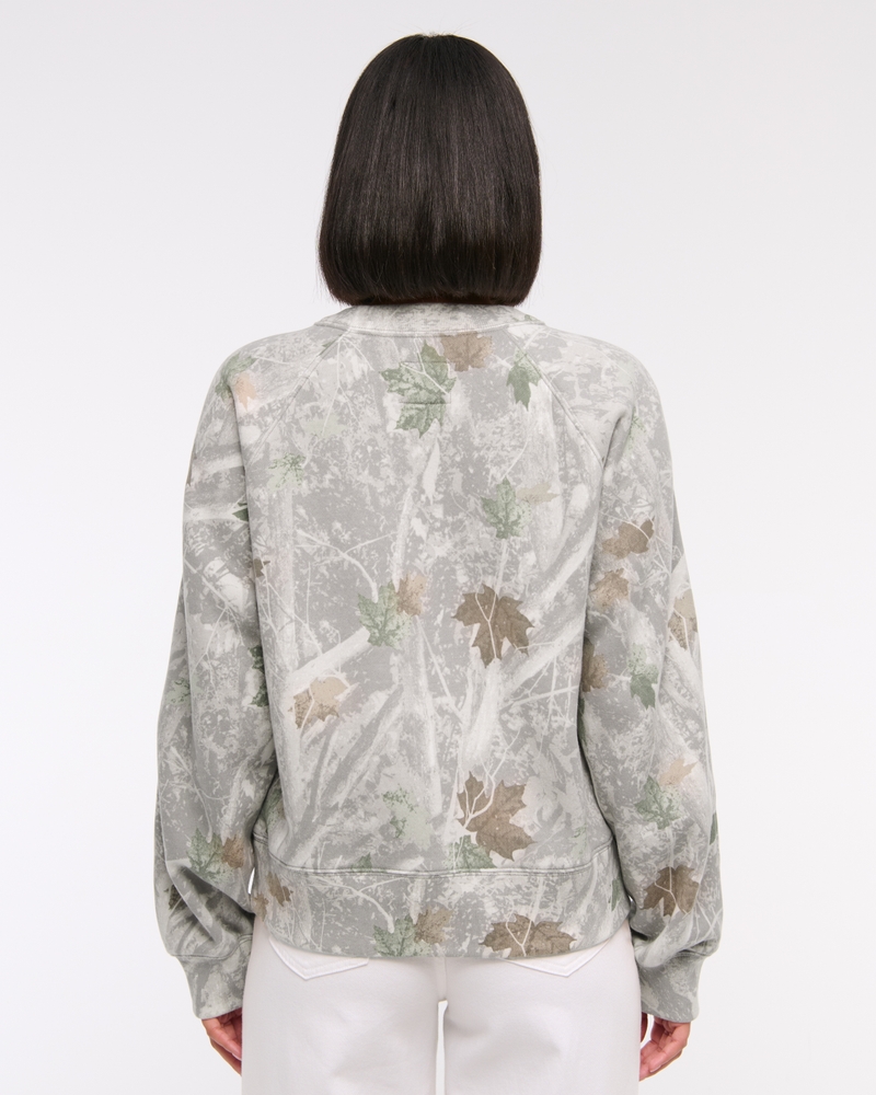 Essential Raglan Classic Sunday Crew(camo,XXS)