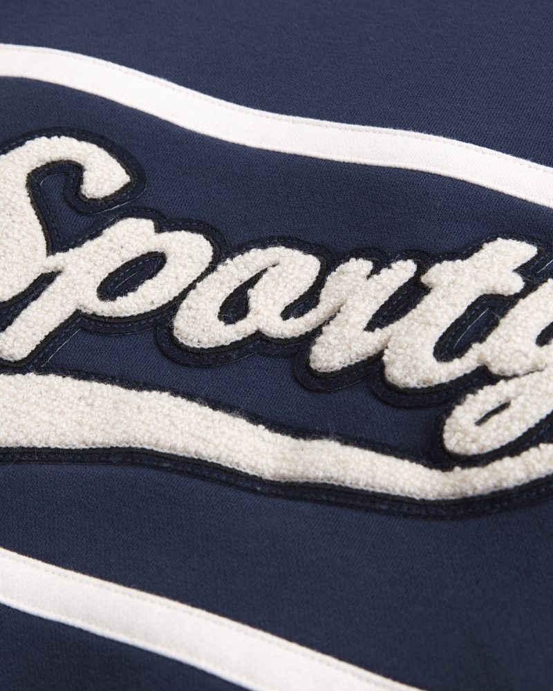 Sporty Graphic Crew(sapphire,XXS)