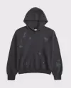 dark gray embroidery