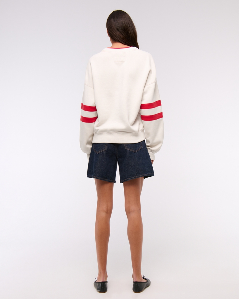 Kansas City Chiefs Sunday Crew(cream and red,XXS)