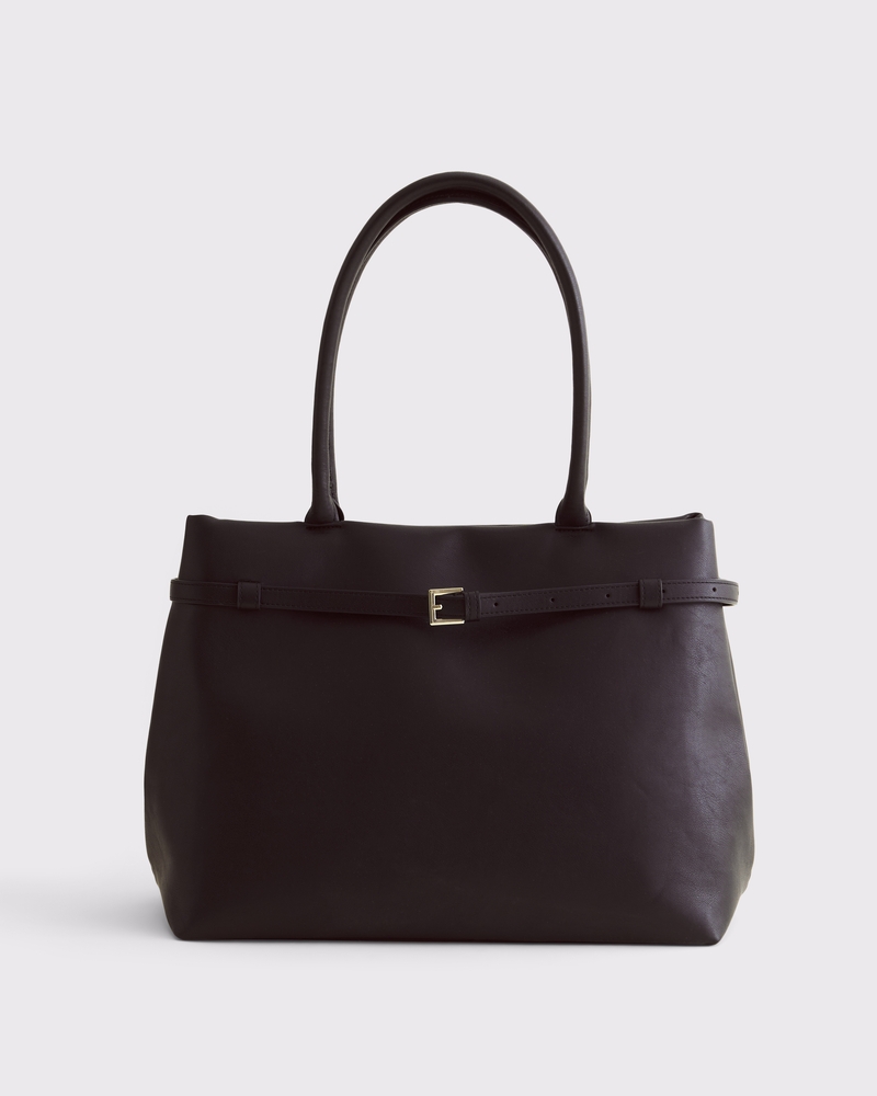 Belted City Tote Bag