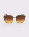 gold frame & gold lens