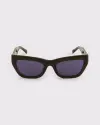 dark green frame & smoke lens