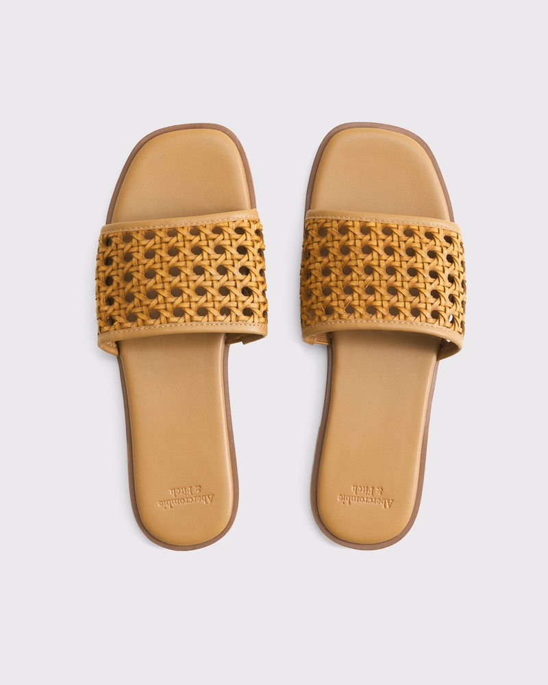 Woven Slide Sandals