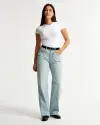 light with raw hem