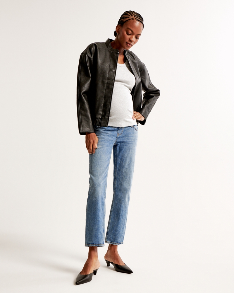 Maternity Ankle Straight Jean