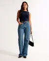 dark with back distressed hem