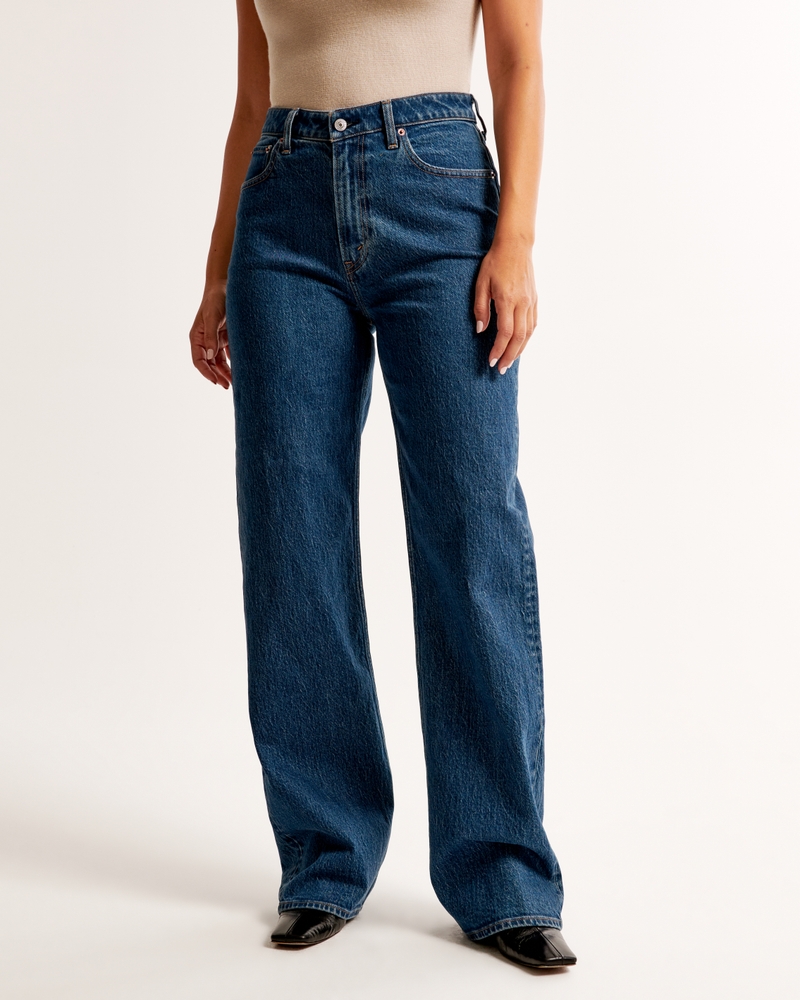 Curve Love High Rise 90s Relaxed Jean(dark,23)