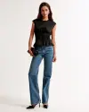 dark with back distressed hem