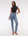 medium with raw hem