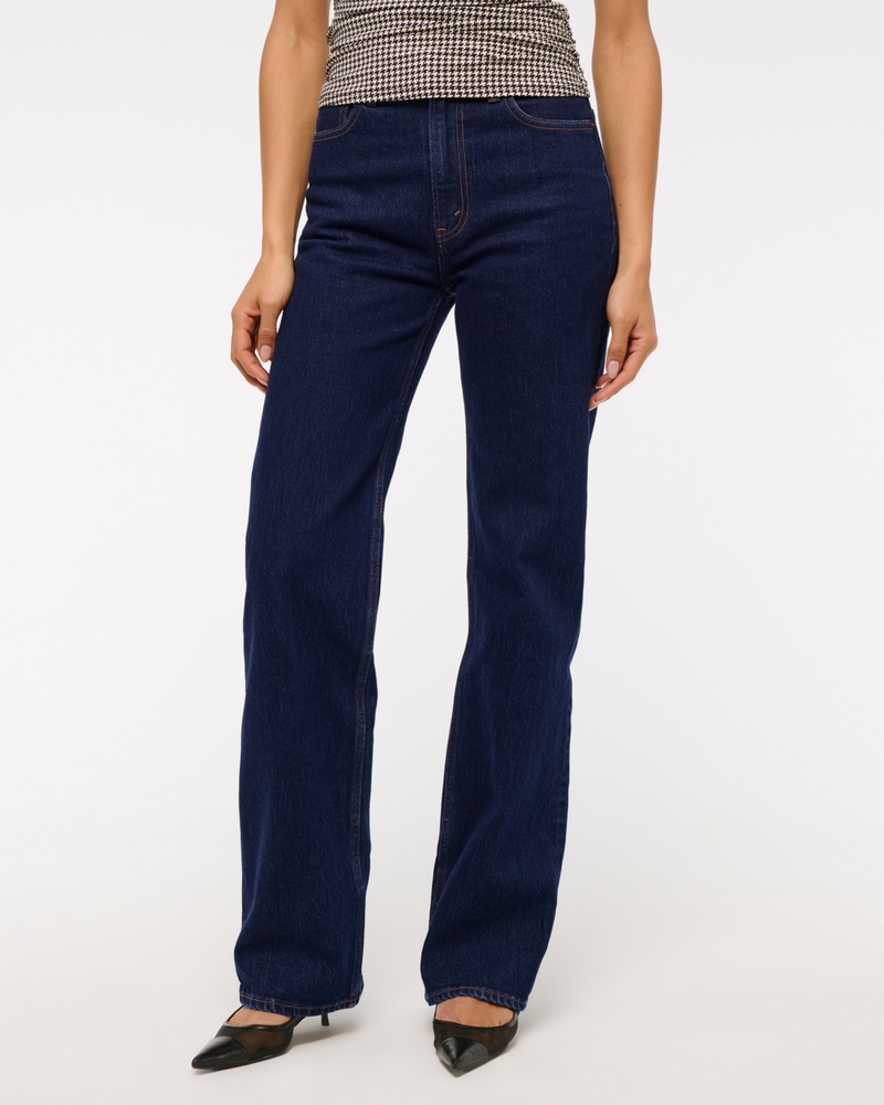 High Rise 90s Relaxed Jean(dark rinse,23)