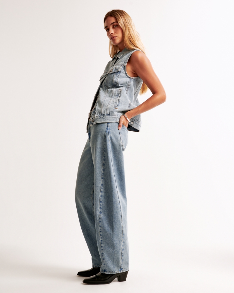 Mid Rise Barrel Jean(light,24)