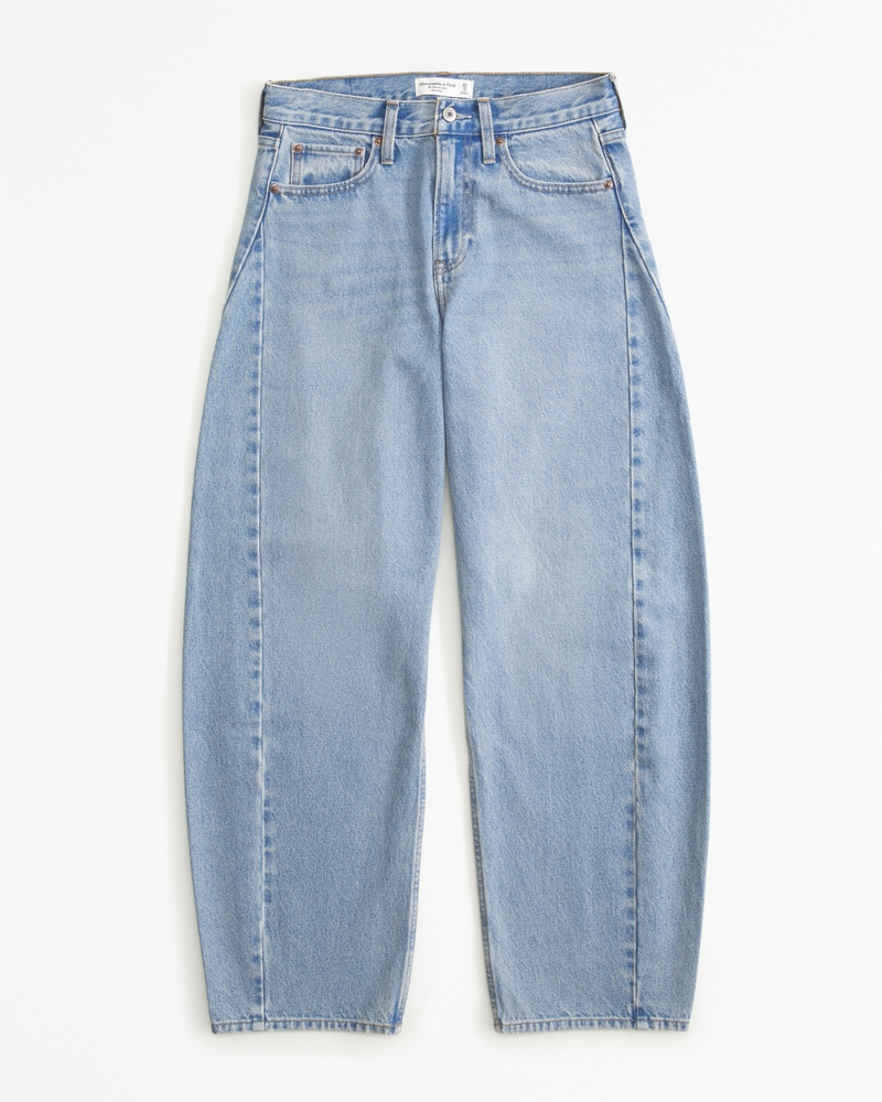 Mid Rise Barrel Jean(light,24)