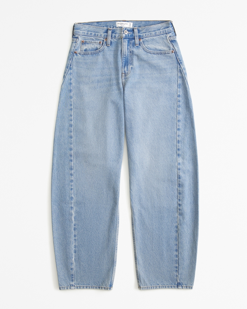 Curve Love Mid Rise Barrel Jean(light,24)