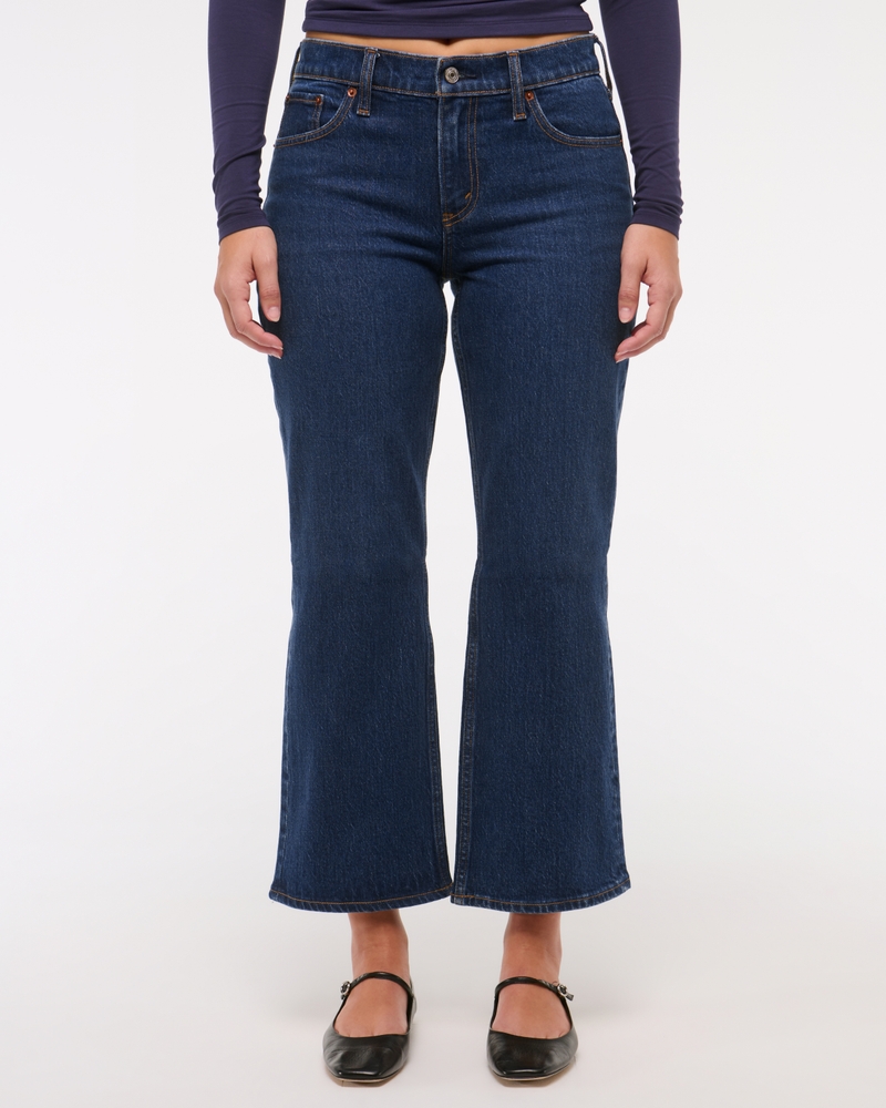 Curve Love Low Rise Cropped Boot Jean(dark,24)