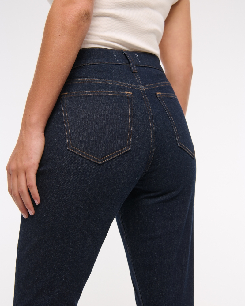 Curve Love Mid Rise Bootcut Jean(dark rinse,23)