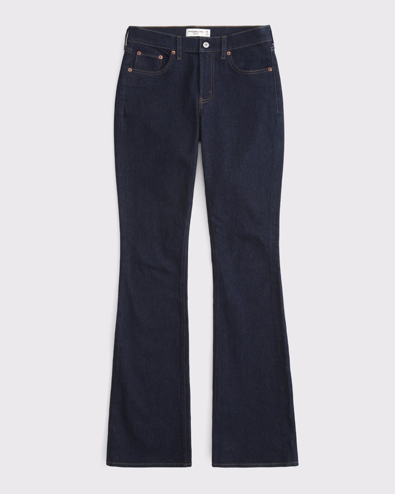 Curve Love Mid Rise Bootcut Jean(dark rinse,23)