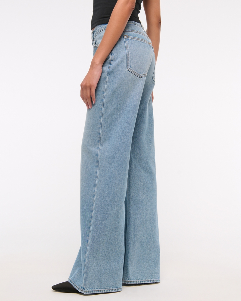 Mid Rise Baggy Bootcut Jean(medium,24)