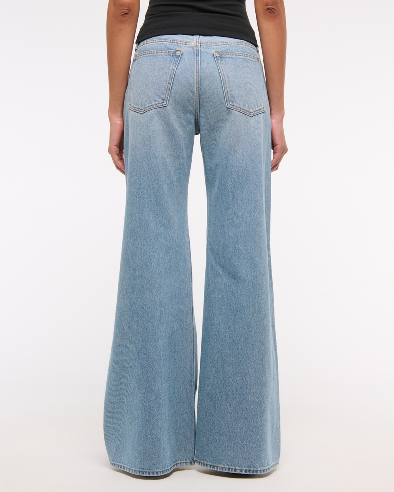 Mid Rise Baggy Bootcut Jean(medium,24)
