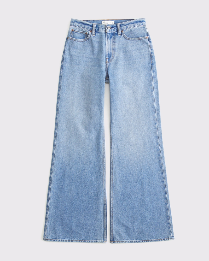Mid Rise Baggy Bootcut Jean(medium,24)